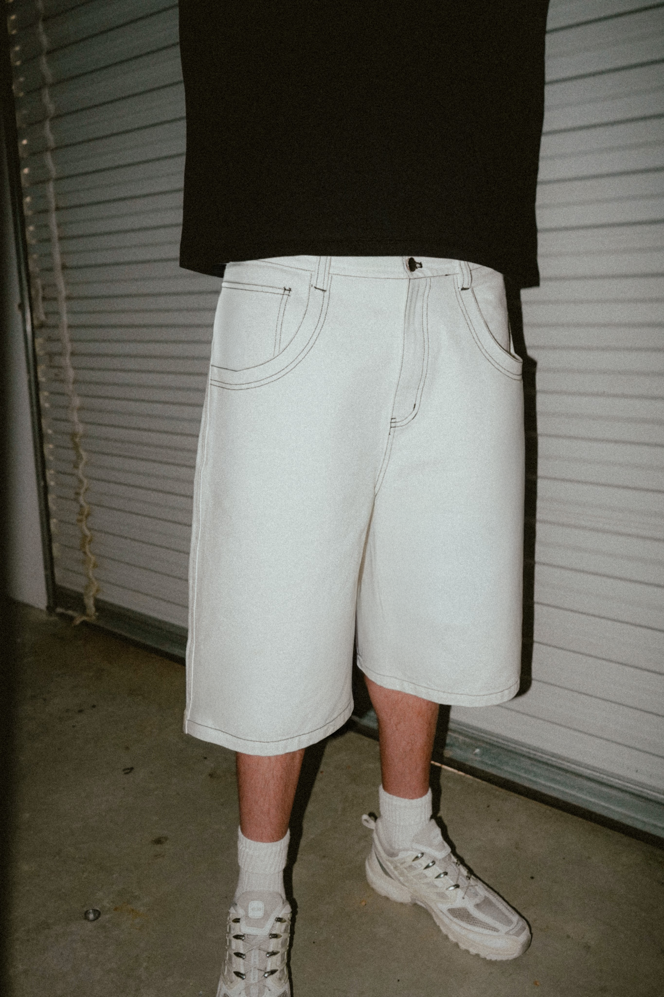 Chalks Baggy Denim Shorts - PREORDER